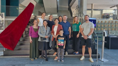 Gruppenfoto im Festspielhaus