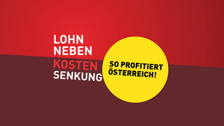 Kampagnensujet Lohnnebenkosten 