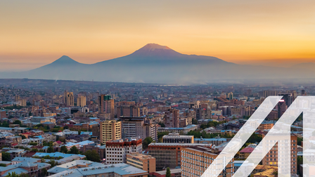 Blick auf Jerewan, Hauptstadt von Armenien