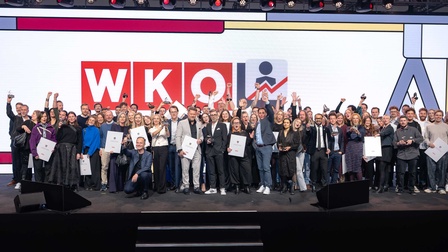 Gruppenbild der Gewinner des AUSTRIACUS 2025