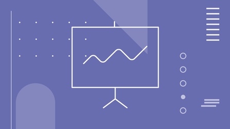 Default Veranstaltungsbild mit grafischen Elementen einer Tafel mit statistischer Kurve