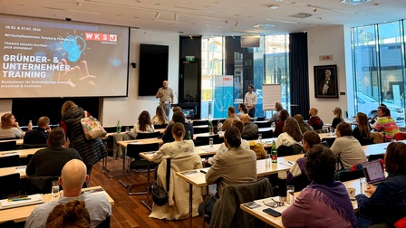 Mag. Peter Kober und Mag. iur. Markus Schmiderer (Vortragende der Eröffnung).