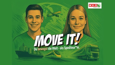 Grafik mit einer Hand und verschiedenen Verkehrsträgern