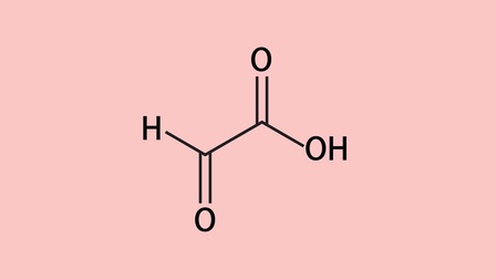 Struktur von Glyoxylsäure