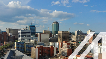 Uptown Harare, Hauptstadt von Simbabwe<br />

