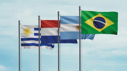 Flaggen der Mercosur-Länder