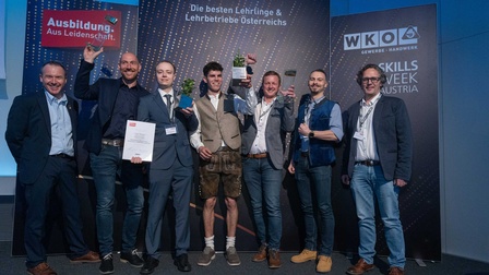 Gruppenbild der Best of Talent Gewinner im Beruf Metalltechnik 