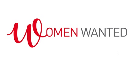 Text-Logo der Initiative Women Wanted des Fachverbands Versicherungsmakler