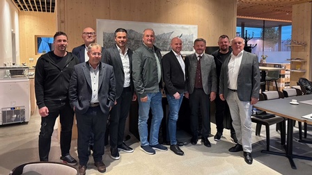 Teilnehmer des Treffes von Bundesinnungsmeister Anton Berger mit Funktionären aus dem Burgenland