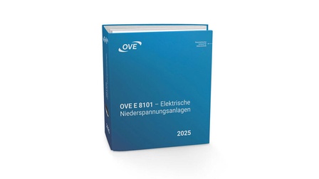 Cover der Neufassung der OVE E 8101 zur Errichtungsbestimmungen für elektrische Niederspannungsanlagen