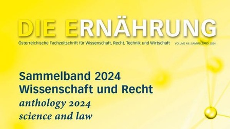 DIE ERNÄHRUNG Sammelband 2024