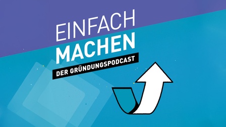 Logo: Einfach machen. Der Gründungspodcast