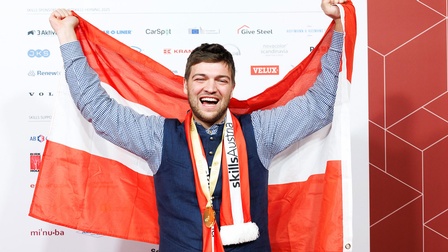 EuroSkills 2025: Johannes Gstrein holte sich Gold bei den Sanitär- und Heizungstechnikern