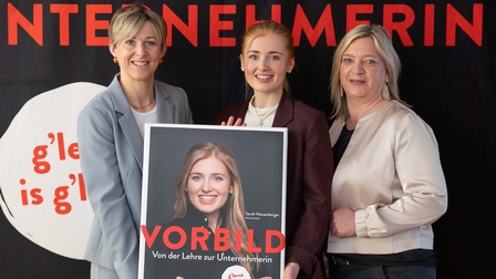 G'lernt is g'lernt Auszeichnung Sarah Hessenberger mit BezVors. GM