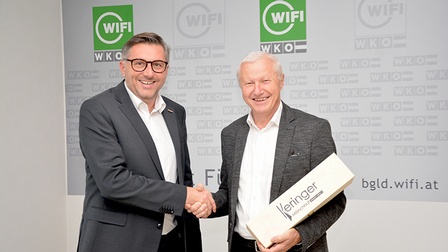 WIFI-Institutsleiter Harald Schermann und Ernst Horvath (v. l.).