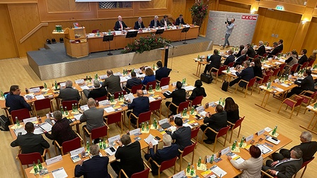 Wirtschaftsparlament November 2022: Blick in den Festsaal