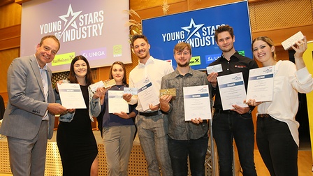 Gruppenfoto Young Stars Of Industrie 2022