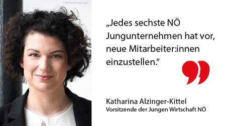 Katharina Alzinger-Kittel, Vorsitzende der Jungen Wirtschaft NÖ