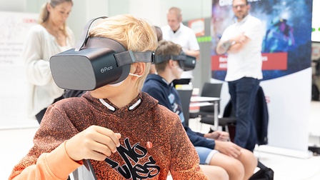 virtual reality beim IT-Karrieretag