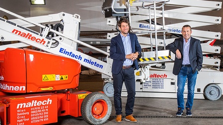 Führen die Geschäfte der Maltech Arbeitsbühnen GmbH: Gregor Klopf und Thomas Kumposcht. 