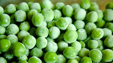 Gefrorene Erbsen
