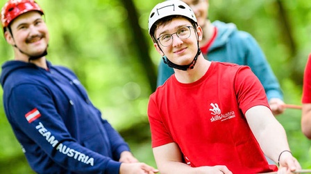 Jan Trummer bein Training in Lachstatt