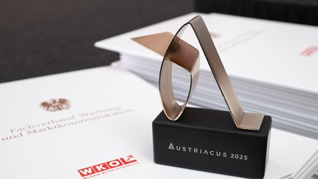 Trophäe des Bundeswerbepreis AUSTRIACUS 2025