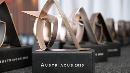 Trophäe des Bundeswerbepreises AUSTRIACUS 2025
