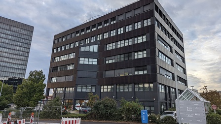 Beispiel eines überdachten Radweges