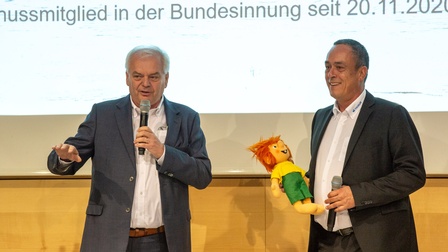 Stefan Zamecnik (rechts) und Helmut Mitsch