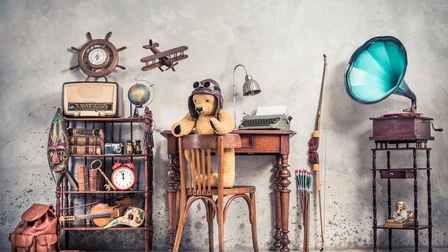 Verschiedene antiquarische Gegenstände