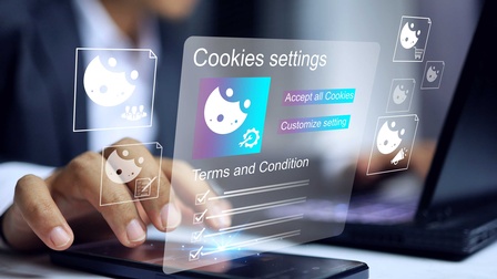 Cookie Settings bei einer Webseite 