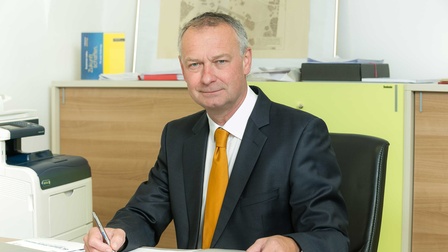 Obmann der Bundessparte Gewerbe und Handwerk Mst. Ing. Manfred Denk, MBA