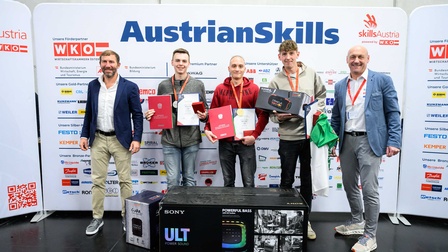 Alexander Fink, Marvin Varga und Simon Schillinger 