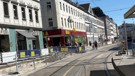 Baustelle Äußere Mariahilfer Straße