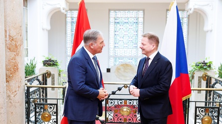 WKW-Präsident Walter Ruck und WK Prag-Präsident Petr Michal 