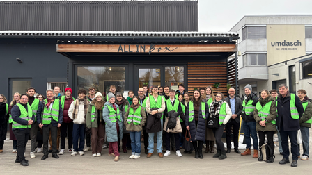 Uni Exkursion zu Holcim Retznei und umdasch Store Makers Leibnitz