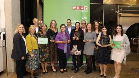 Unternehmerinnen, Gratulanten, Sponsoren in der WKO Steiermark