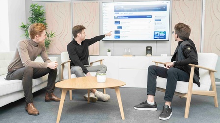 Die Gründer des Unternehmens „Learning Suite“