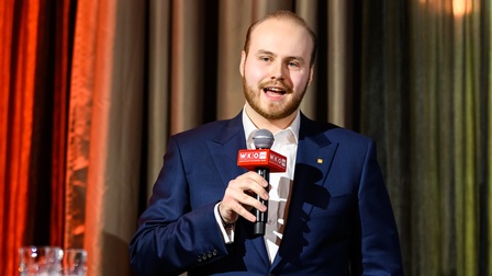 Gabriel Karas, Vorsitzender der Jungen Wirtschaft Wien 