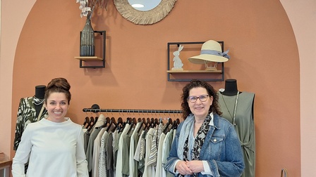 v.l.n.r. Melanie Schwinger und Verena Wiesinger