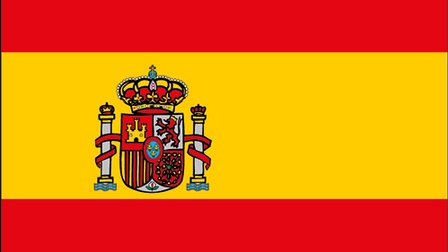 Nationalflagge von Spanien