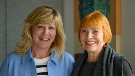 Obfrau Irene Alexowsky und Chris Lohner