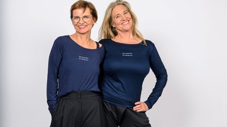 Die Gründerinnen von Weiberwirtschaft, Heidi Sutterlüty-Kathan (l.) und Beatrix Rettenbacher führen ihr Unternehmen aus Leidenschaft und Überzeugung.