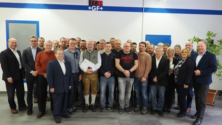 Mitarbeiterehrung Georg Fischer Fittings GmbH 
