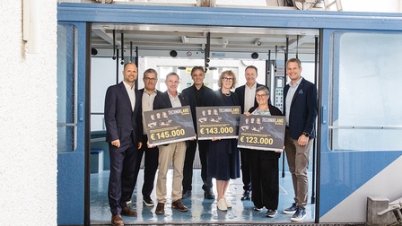 Scheckübergabe an die Vorarlberger HTL's