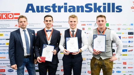 Gewinner der AustrianSkills 2025 im Beruf Kälte- und Klimatechnik