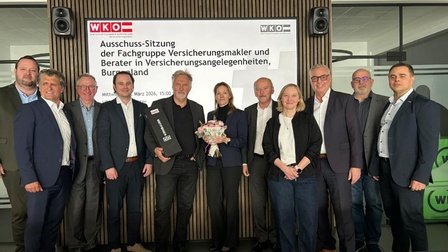 Gruppenbild v.l.n.r.: S. Fleischacker, J. Lackner, R. Rother, D. Posch, H. Bauer,  K. Freingruber, O. Szabo, A. Prior-Mischinger, K. Pleninger, J. Schumich, M. Klausner