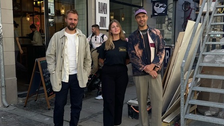 Andrea Eiber mit ihren Gastunternehmern