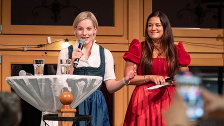 WKÖ-Vizepräsidentin Bettina Dorfer-Pauschenwein mit der neuen JW-Bundesvorsitzenden Verena Eugster